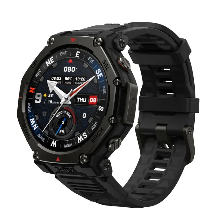 گلس ساعت هوشمند امیزفیت T-Rex 3 Pro – 48mm شفاف هیدروژلی برند تکنو — تصویر ۲