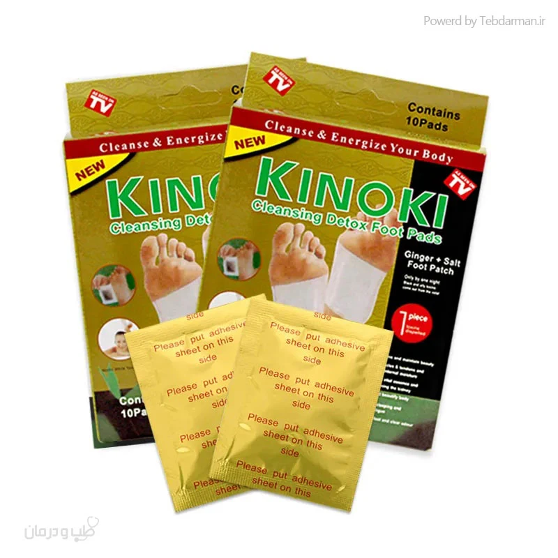 پد دفع سموم بدن کینوکی طلایی Kinoki Gold — تصویر ۶