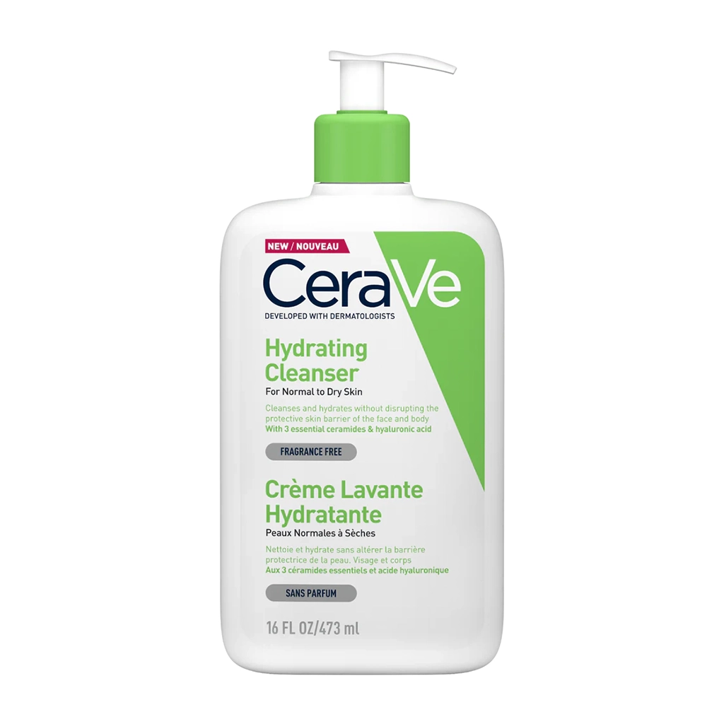 ژل شستشوی صورت سراوی مدل Hydrating Cleanser پوست نرمال تا خشک 473 میل — تصویر ۲