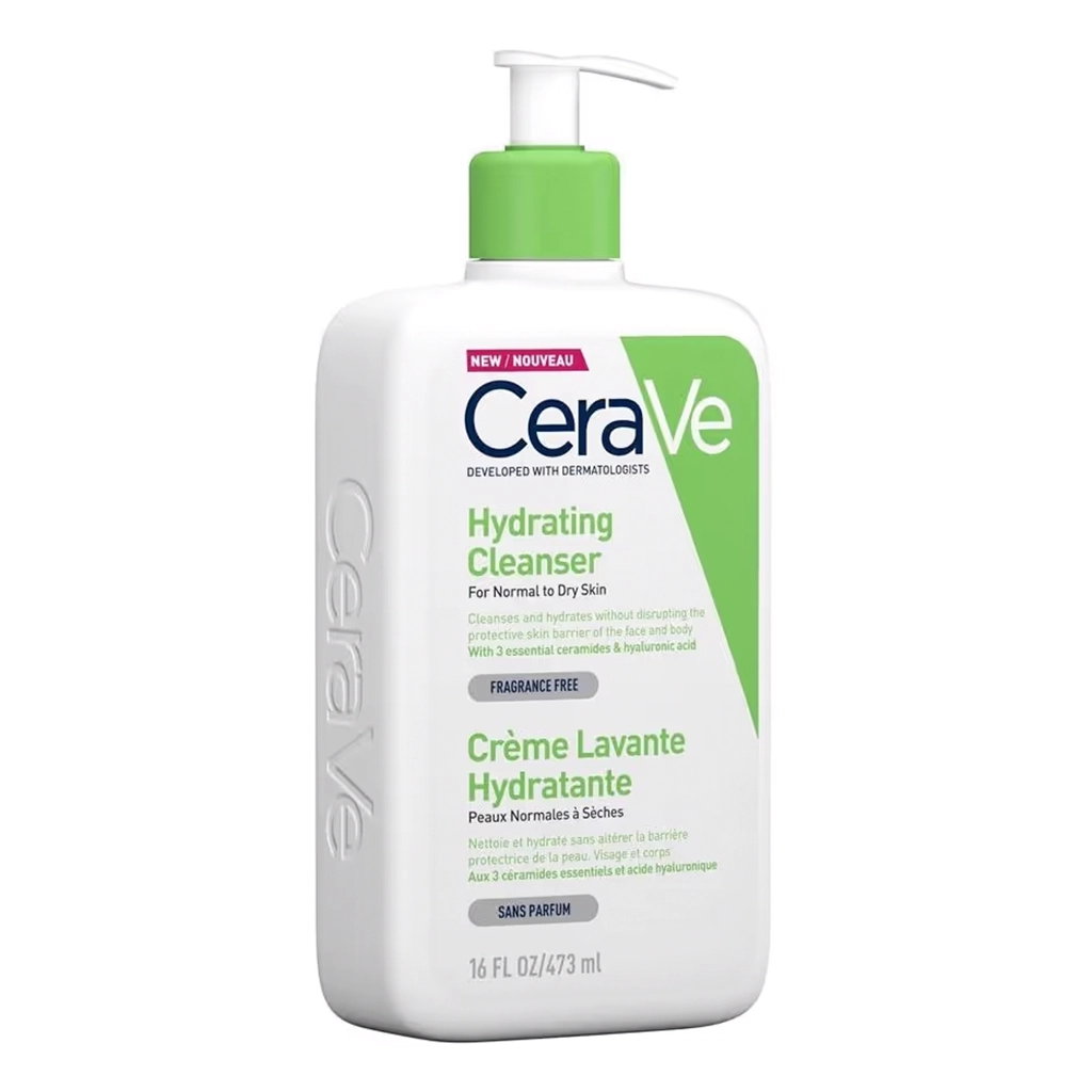 ژل شستشوی صورت سراوی مدل Hydrating Cleanser پوست نرمال تا خشک 473 میل — تصویر ۵