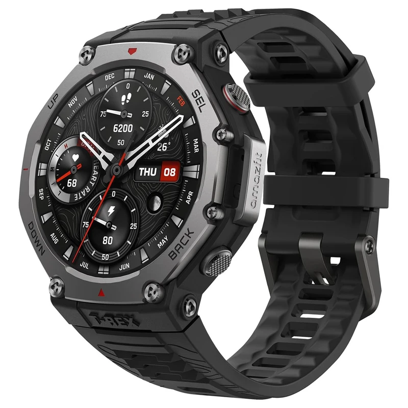 گلس ساعت هوشمند امیزفیت T-Rex 3 – 49mm شفاف هیدروژلی برند راک اسپیس
