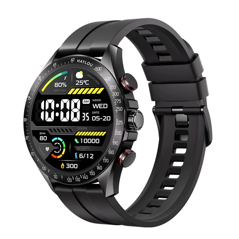 گلس ساعت هوشمند هایلو Solar Pro – 46.5mm شفاف هیدروژلی برند تکنو — تصویر ۲