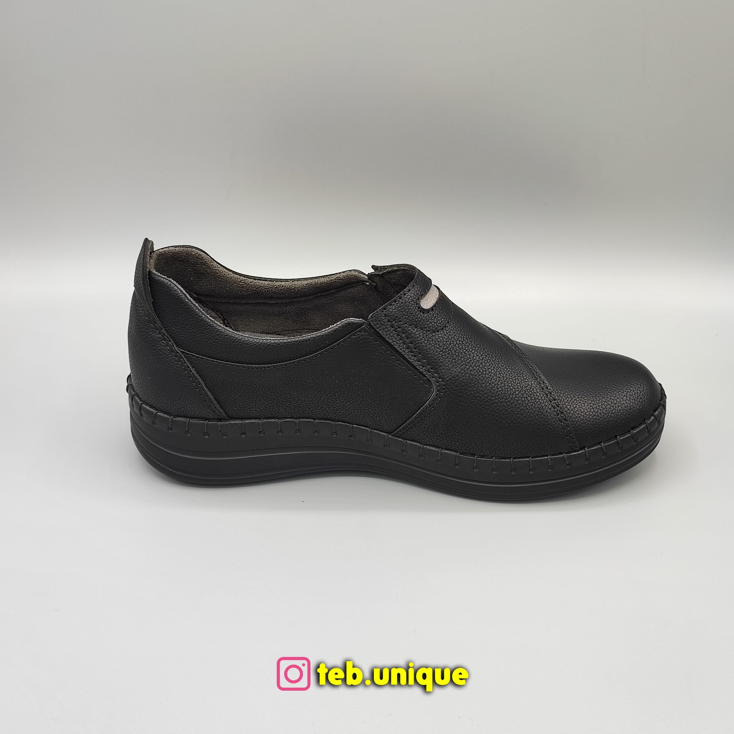 کفش طبی جدید زنانه مدل آیدا مشکی(دارای پد خارپاشنه) — تصویر ۵