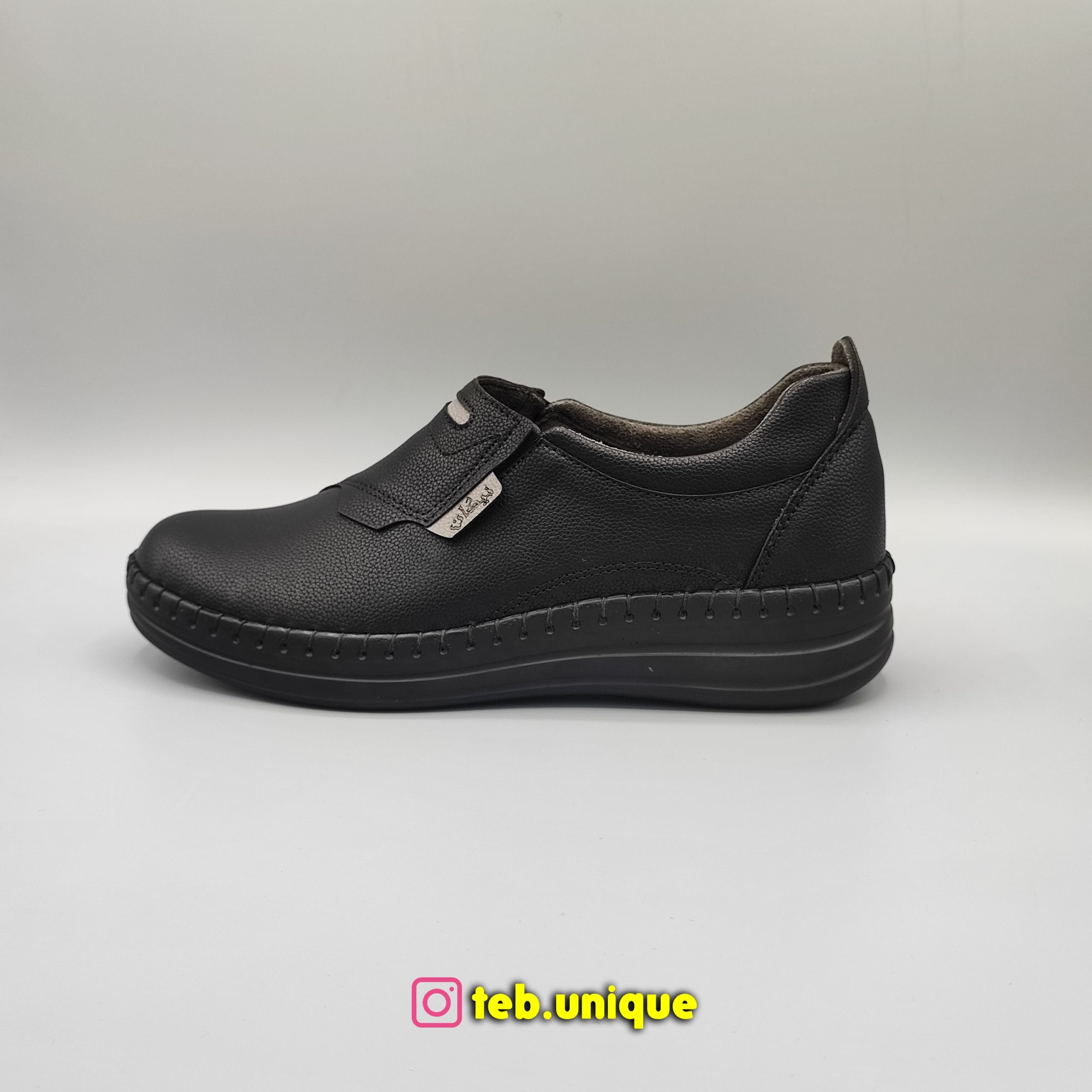 کفش طبی جدید زنانه مدل آیدا مشکی(دارای پد خارپاشنه) — تصویر ۶