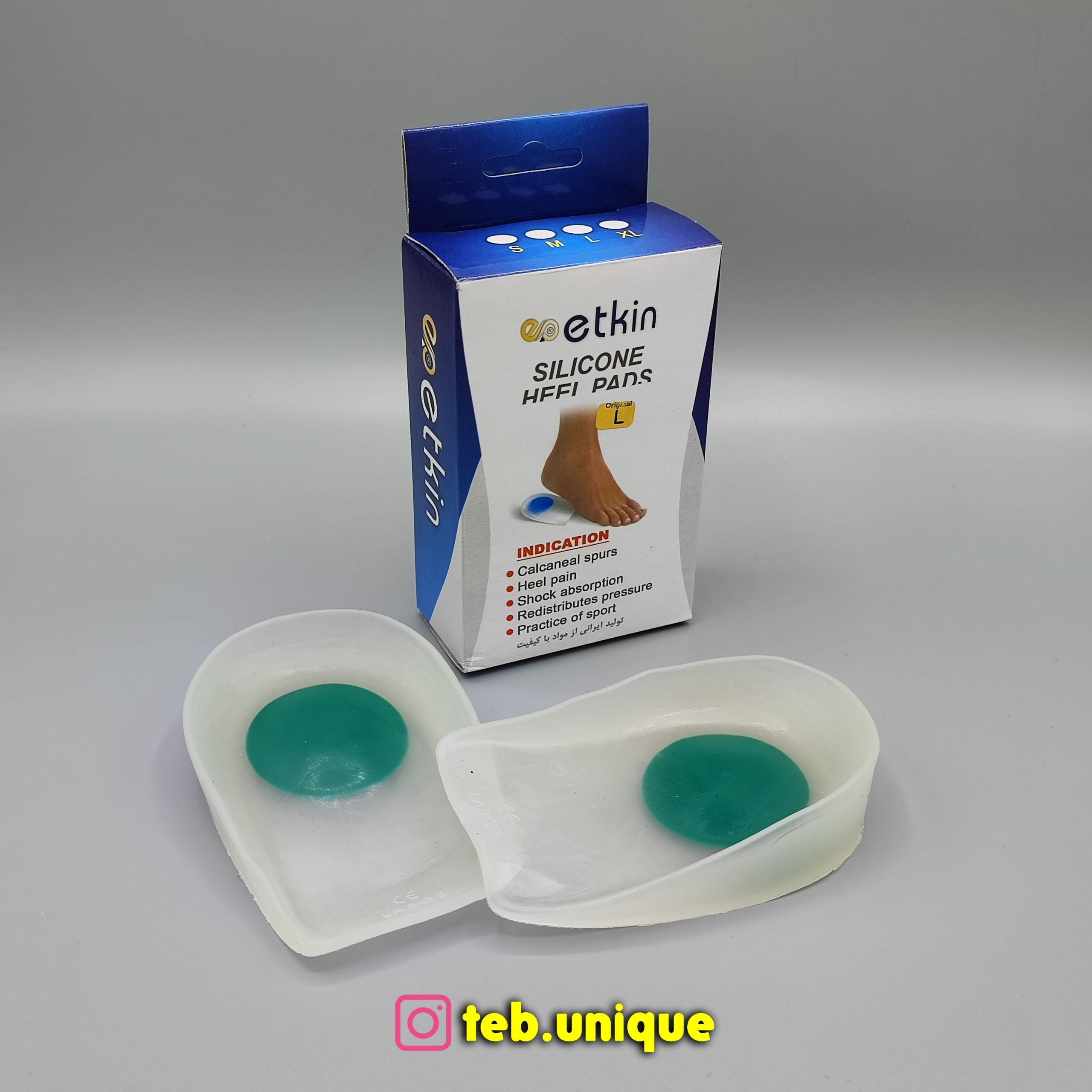 پد خارپاشنه ژله ای طبی (سیلیکونی) — تصویر ۲