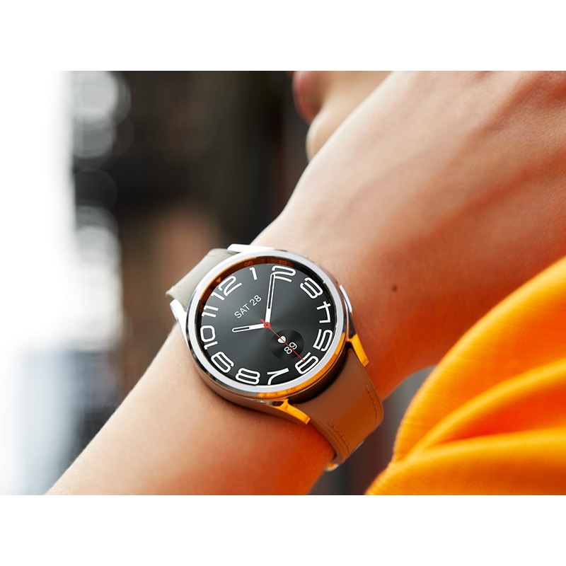 گلس ساعت هوشمند سامسونگ مدل Galaxy Watch 6 Classic – 43mm شفاف هیدروژلی برند تکنو — تصویر ۸