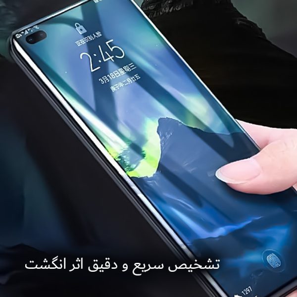 گلس صفحه نمایش و پشت گوشی اوپو Find N6 مدل نانو هیدروژل آنتی بلو برند راک اسپیس — تصویر ۷
