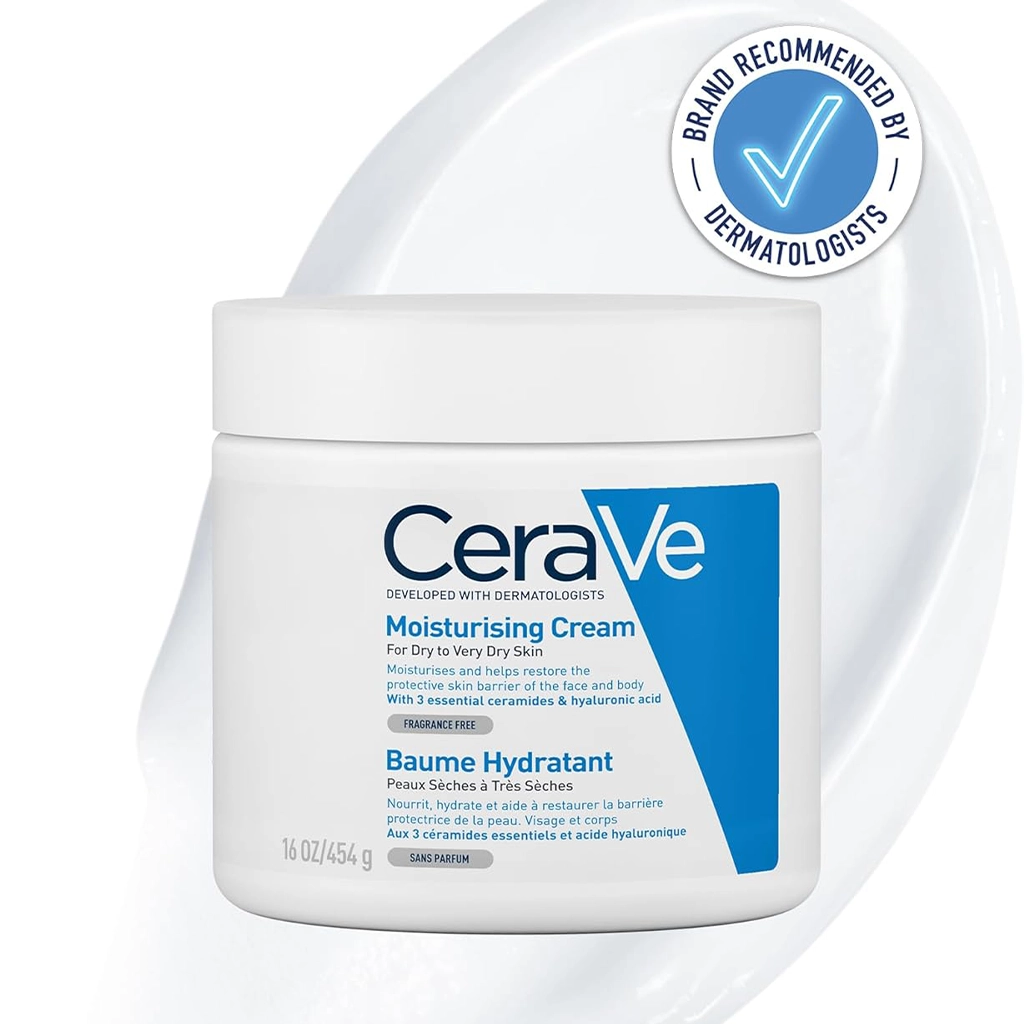 کرم مرطوبکننده سراوی مخصوص پوست خشک تا خیلی خشک 454 گرم | CeraVe Moisturising Cream