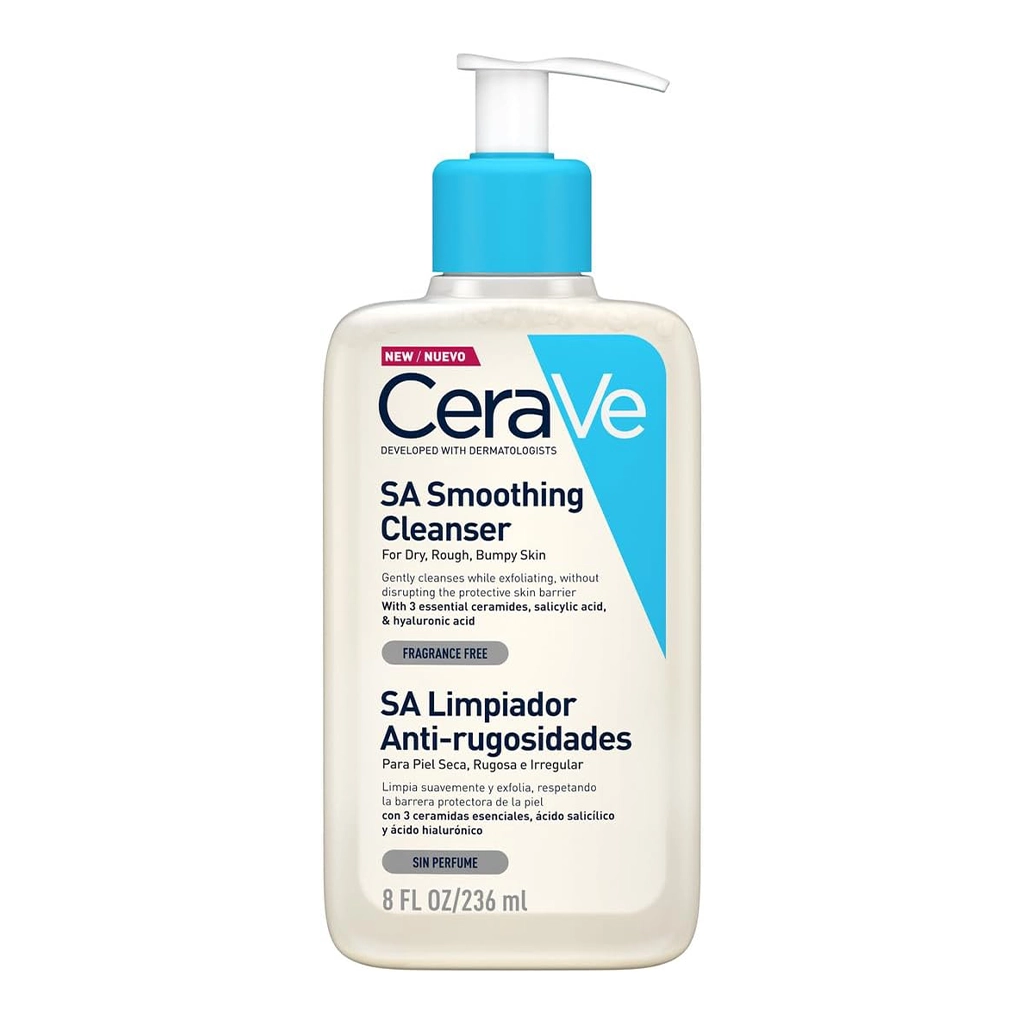 ژل شستشو سراوی SA مدل Smoothing Cleanser | شوینده ملایم لایه‌بردار پوست خشک و زبر — تصویر ۵