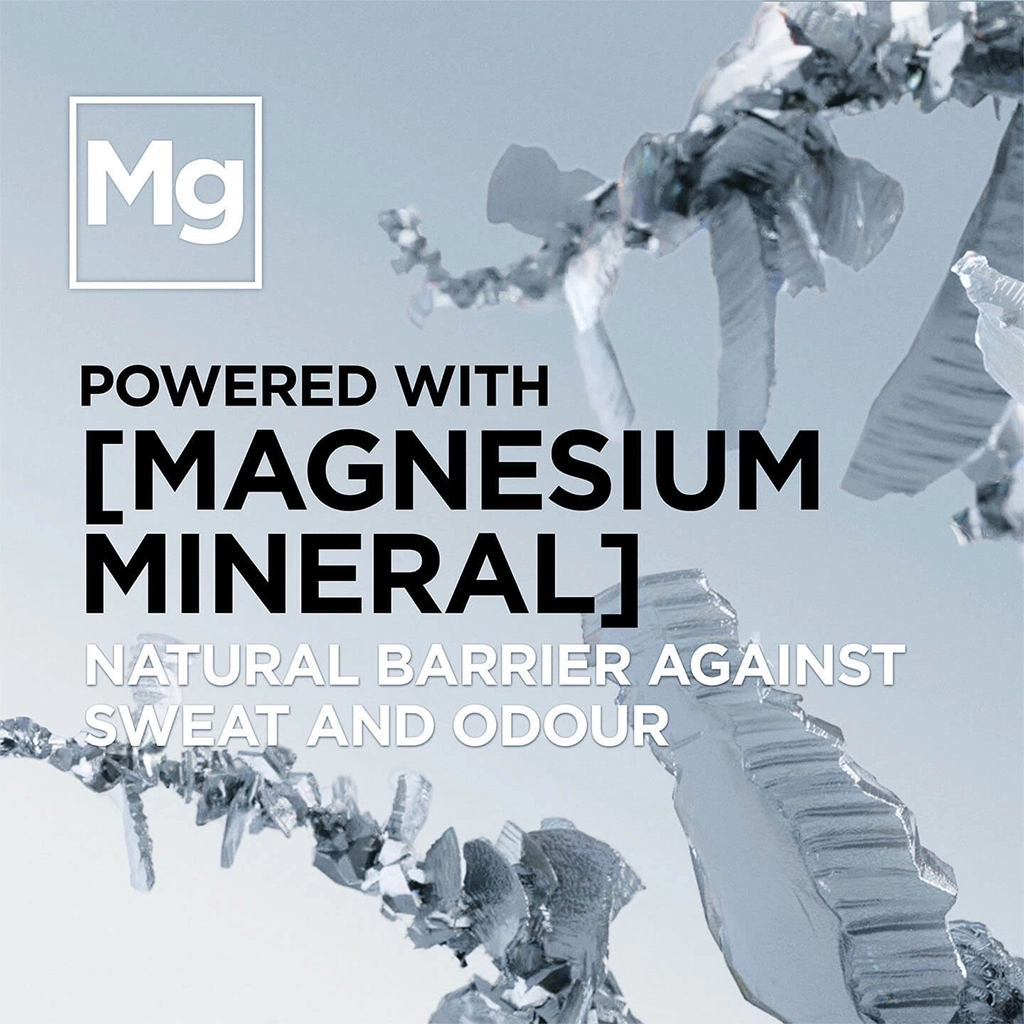 اسپری ضد تعریق مردانه لورال مدل منیزیوم دیفنس Magnesium Defence | محافظت ۴۸ ساعته بدون الکل و آلومینیوم — تصویر ۴