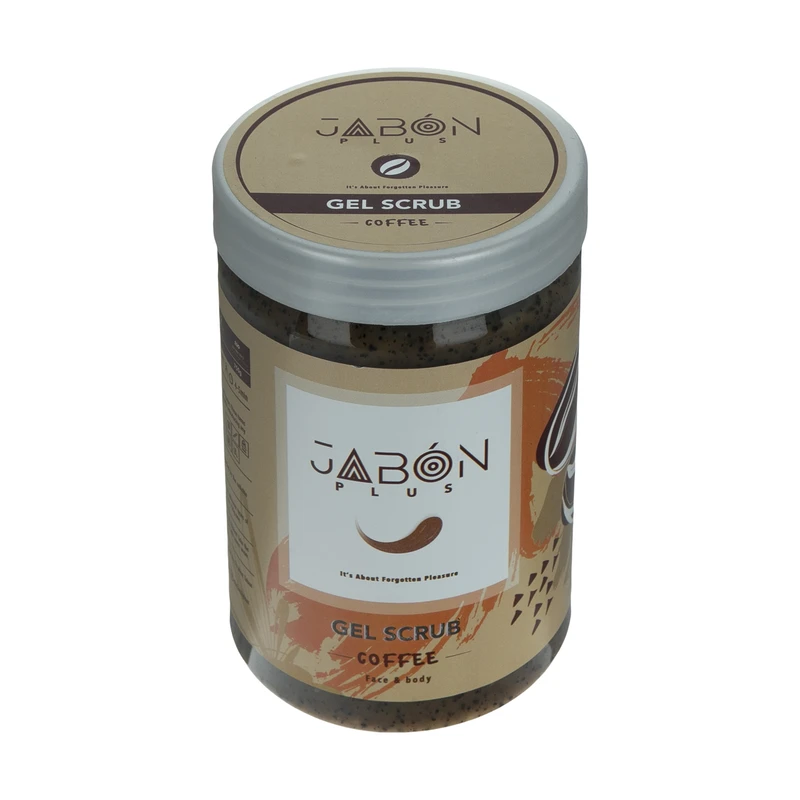 ژل اسکراب لایه بردار پوست ژبن پلاس مدل Coffee وزن 750 گرم — تصویر ۲