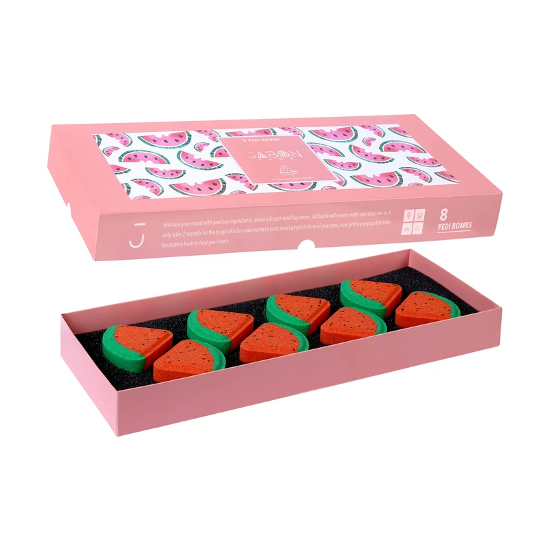کوکتل پدیکور ژبن پلاس مدل Watermelon وزن 480 گرم بسته 8 عددی — تصویر ۲