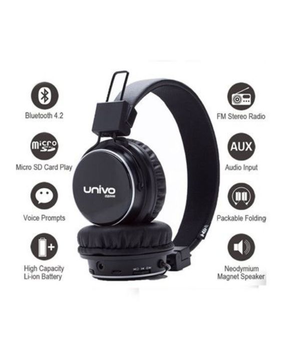 هدفون بی سیم یونیوو مدل SoundBoss UN800BT — تصویر ۳