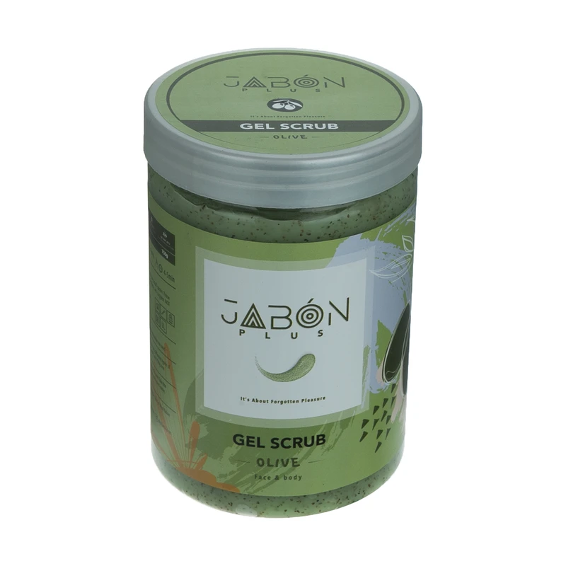 ژل اسکراب لایه بردار پوست ژبن پلاس مدل Olive وزن 750 گرم — تصویر ۲