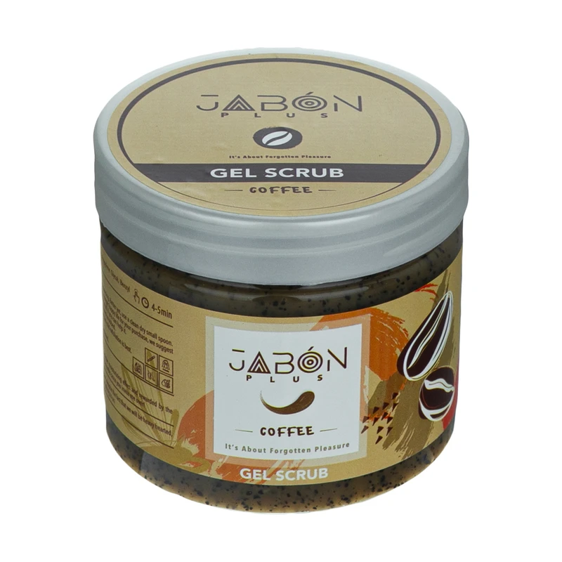ژل اسکراب لایه بردار پوست ژبن پلاس مدل Coffee وزن 375 گرم — تصویر ۲
