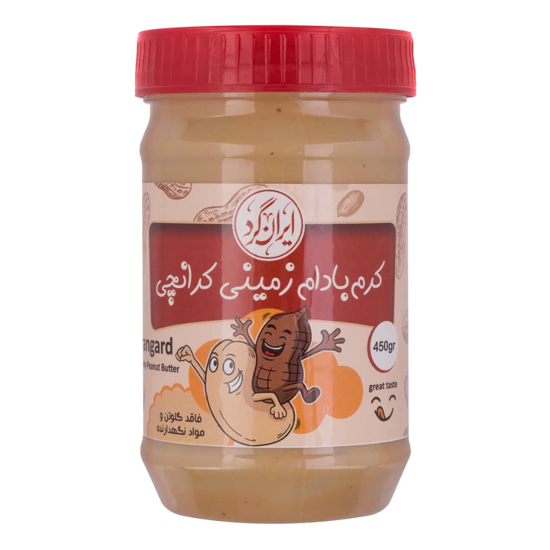 کره بادام زمینی کرانچی