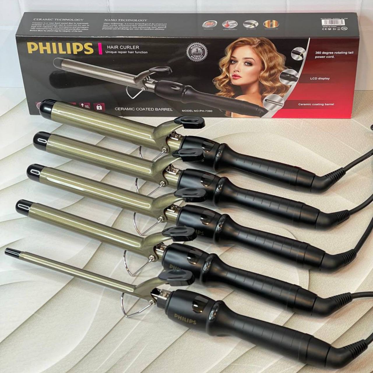 فرکننده مو بابلیس گیرهدار مارک فیلیپس مدل PH-7390