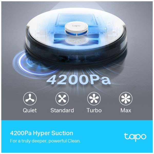 جارو برقی رباتیک تپو Tapo RV30 PLUS — تصویر ۷