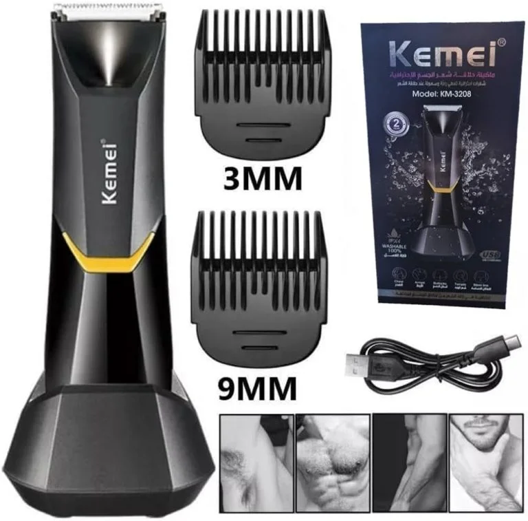 ماشین اصلاح موی بدن کیمی مدل KM-3208 — تصویر ۵