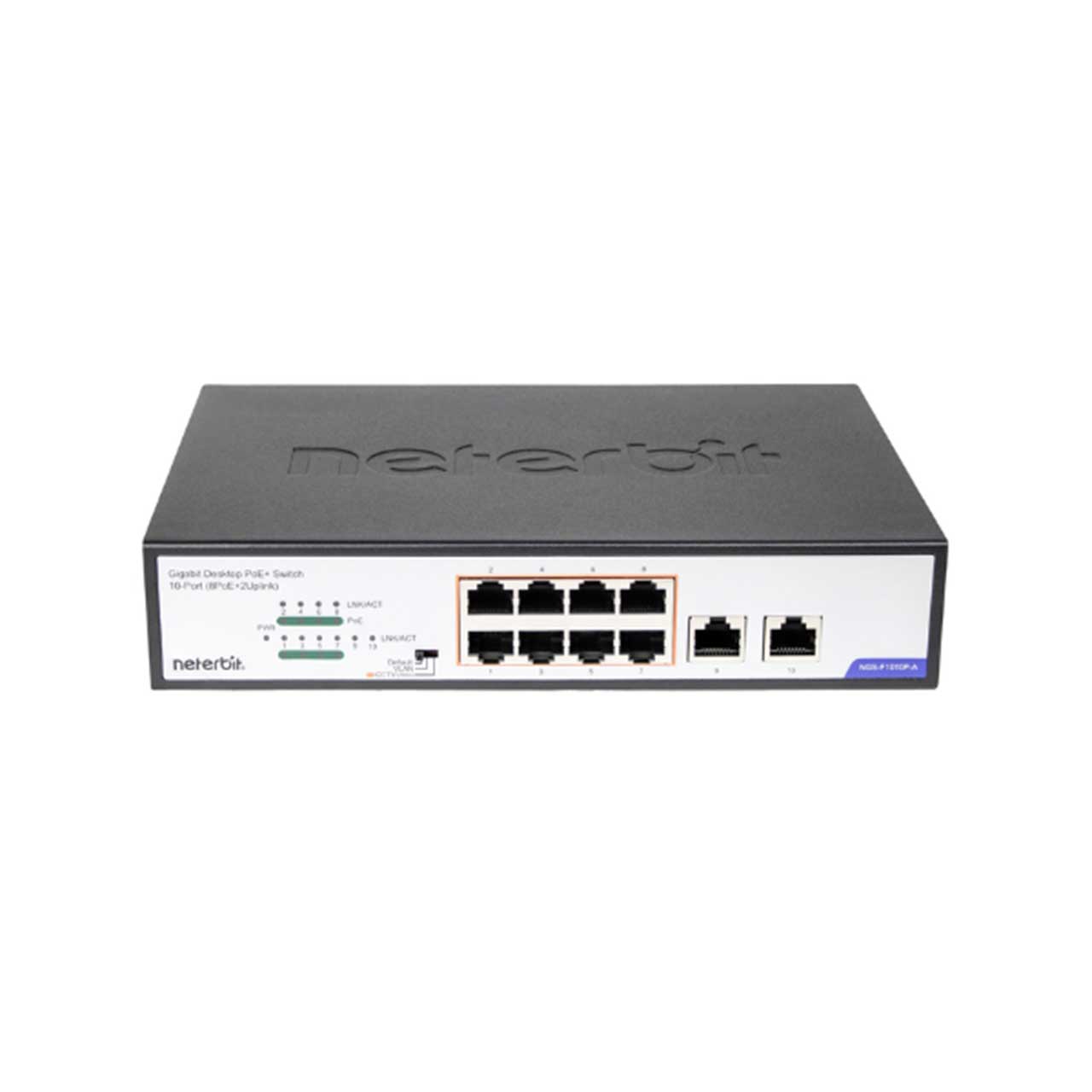 سوئیچ شبکه 10 پورت نتربیت Neterbit POE Switch NGS-F1010P-A — تصویر ۲