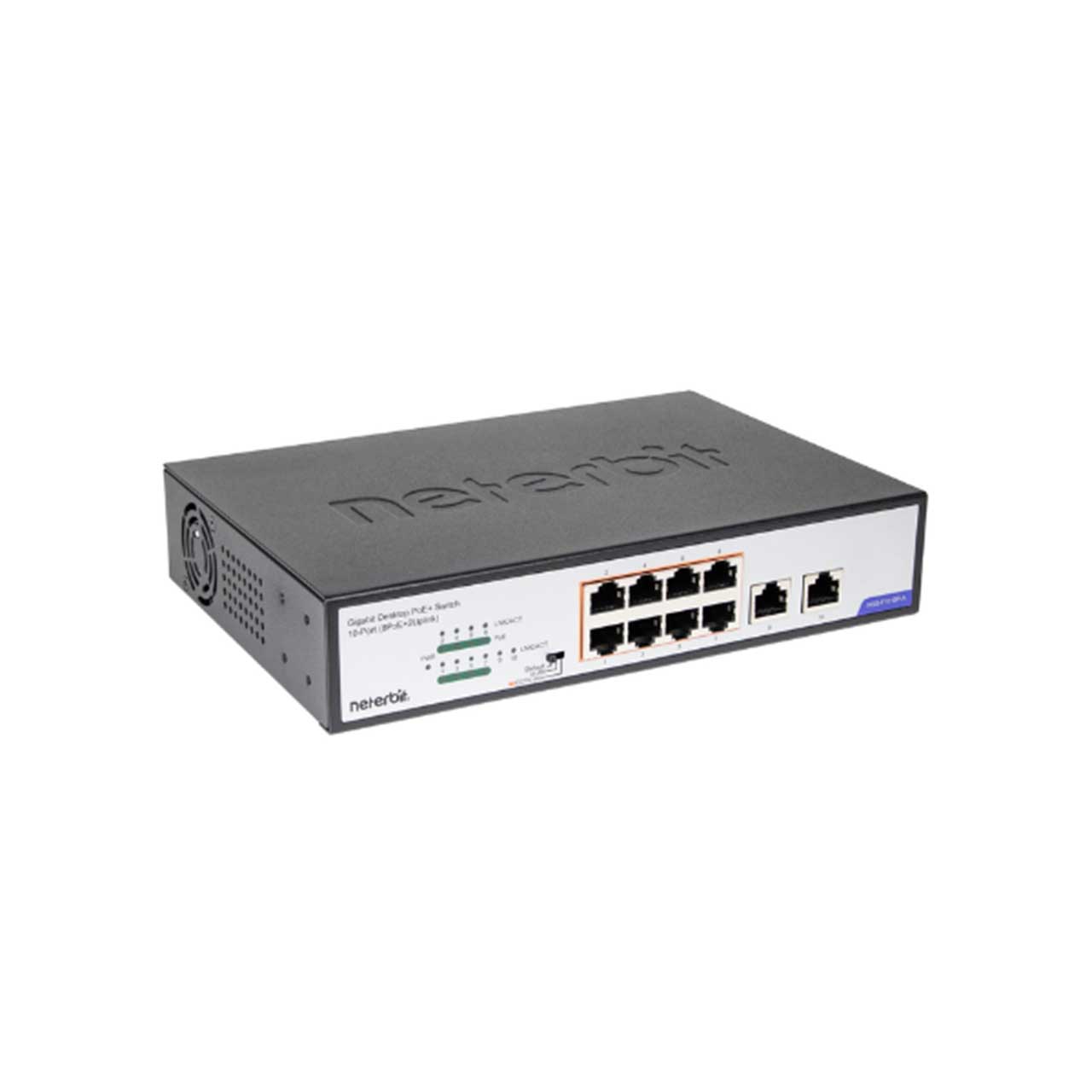سوئیچ شبکه 10 پورت نتربیت Neterbit POE Switch NGS-F1010P-A — تصویر ۳