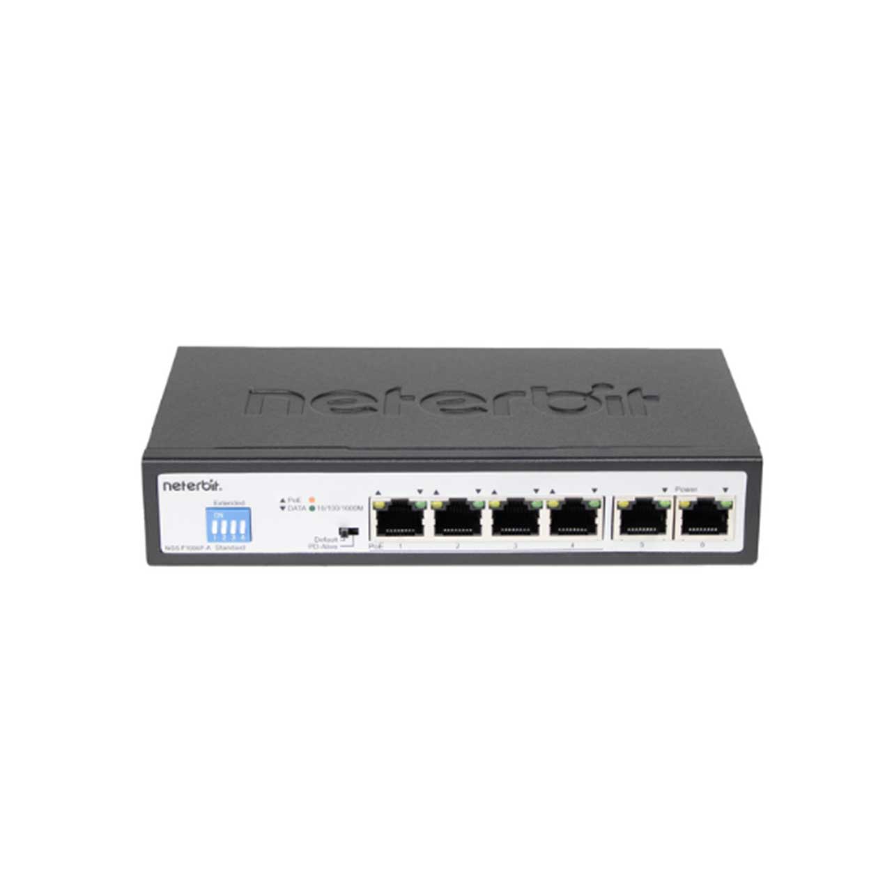 سوئیچ شبکه 6 پورت نتربیت Neterbit POE Switch NGS-F1006P-A — تصویر ۲