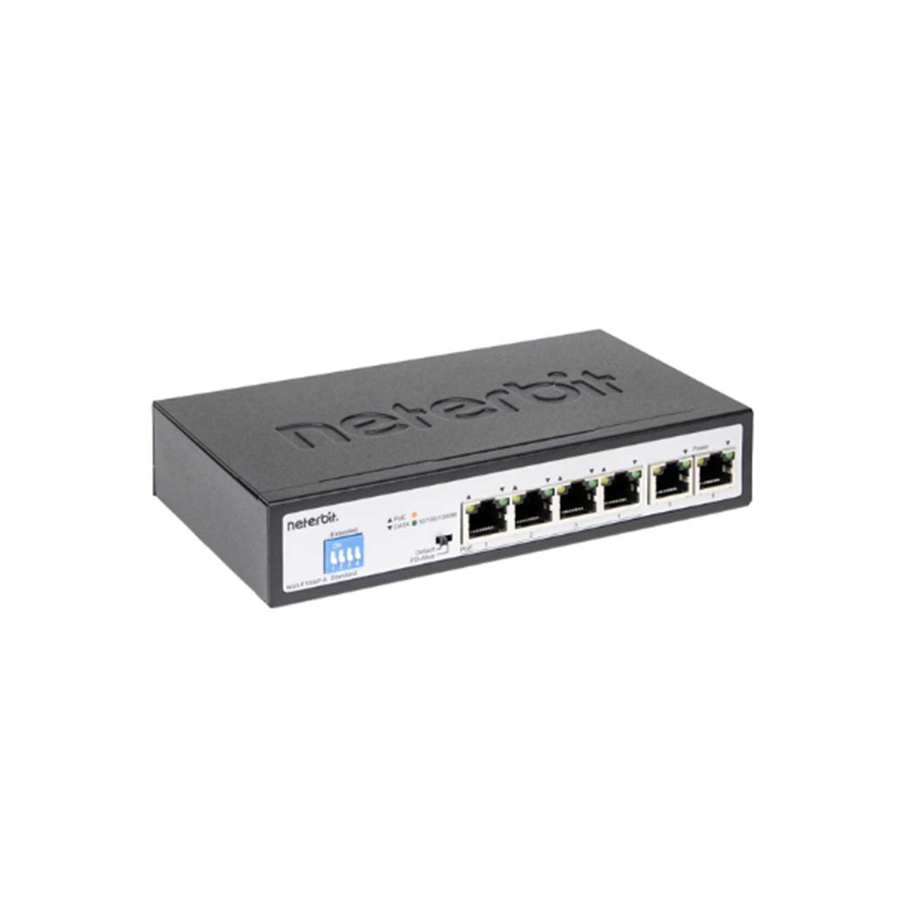 سوئیچ شبکه 6 پورت نتربیت Neterbit POE Switch NGS-F1006P-A — تصویر ۳