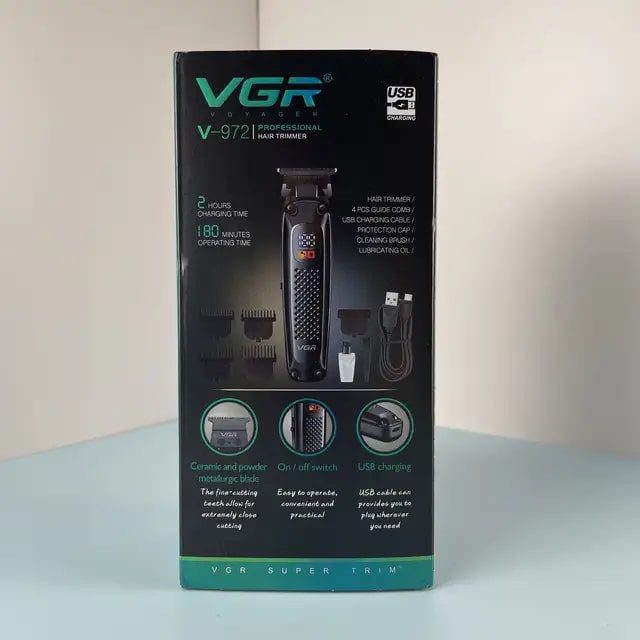 ماشین اصلاح موی سر و صورت وی جی ار مدل V-972 — تصویر ۸