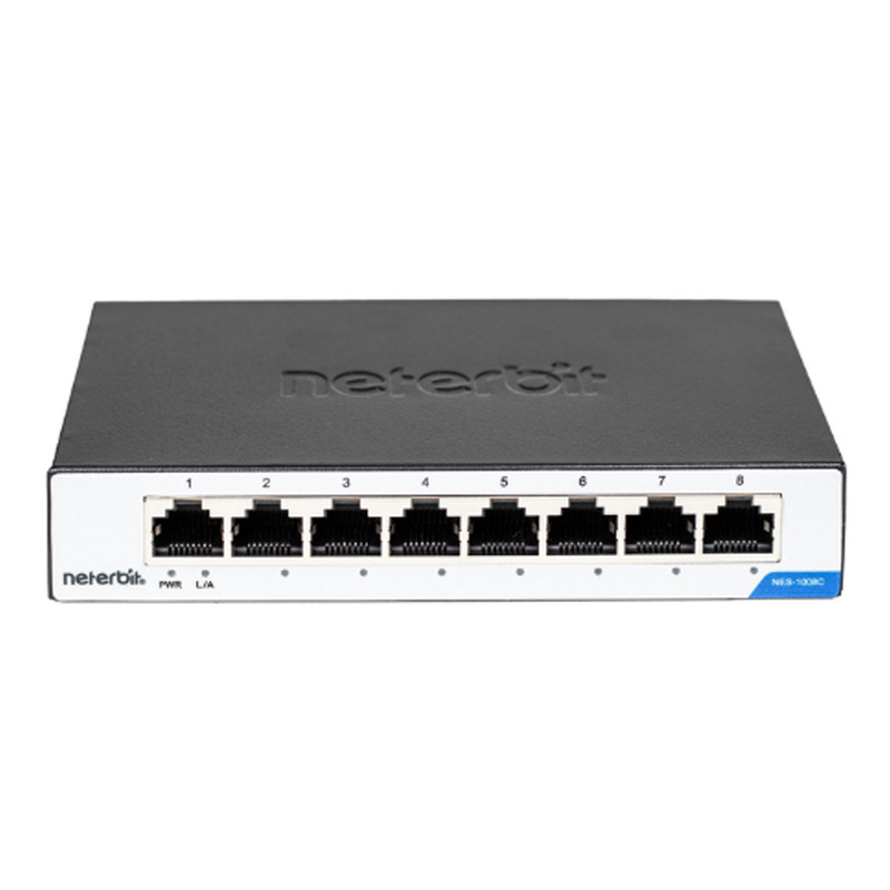 سوئیچ شبکه 8 پورت نتربیت Neterbit Switch NES-1008C — تصویر ۲