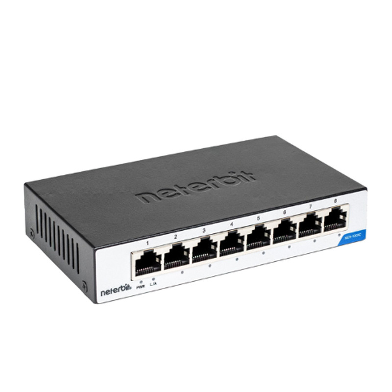 سوئیچ شبکه 8 پورت نتربیت Neterbit Switch NES-1008C — تصویر ۳