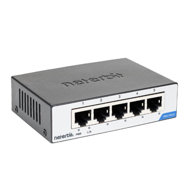 سوئیچ شبکه 5 پورت نتربیت Neterbit Switch NES-1005C — تصویر ۳