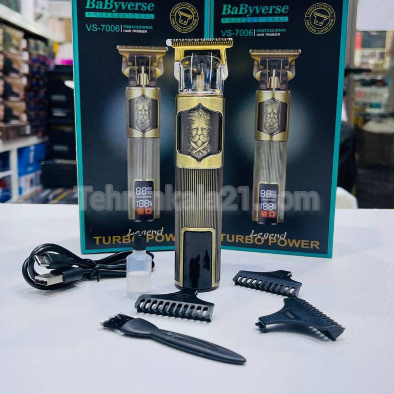 ماشین اصلاح سر و صورت سلطنتی بابی ورس مدل VS-7006 — تصویر ۳