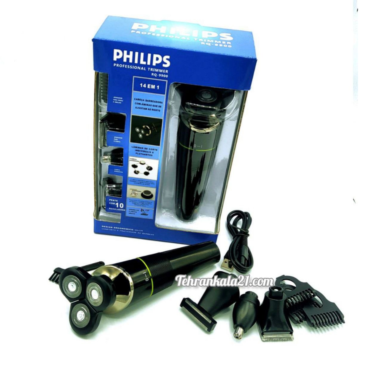 ریش تراش 5 کاره و ضد آب فیلیپس مدل RQ-9900 — تصویر ۴