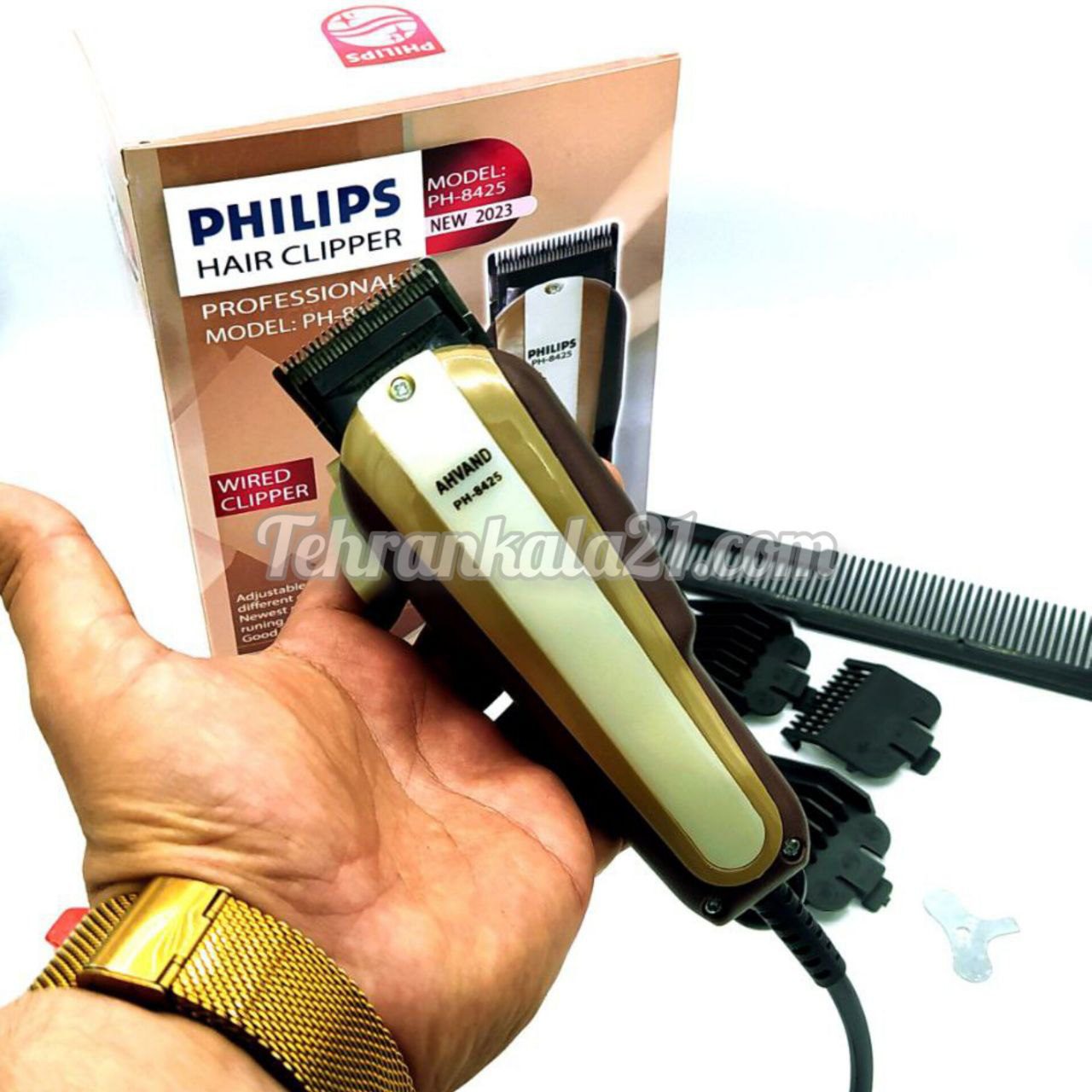 ماشین اصلاح سر و صورت فیلیپس مدل PH-8425 — تصویر ۳