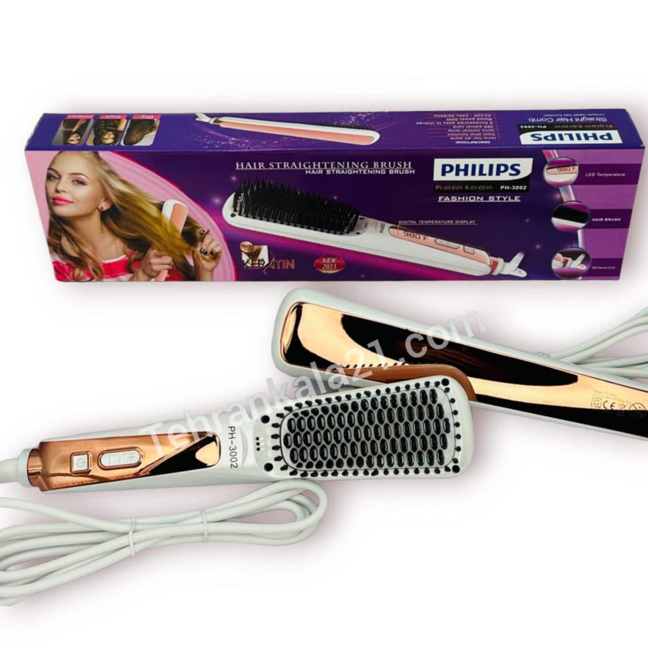 برس حرارتی کراتینه فیلیپس مدل PH-3002