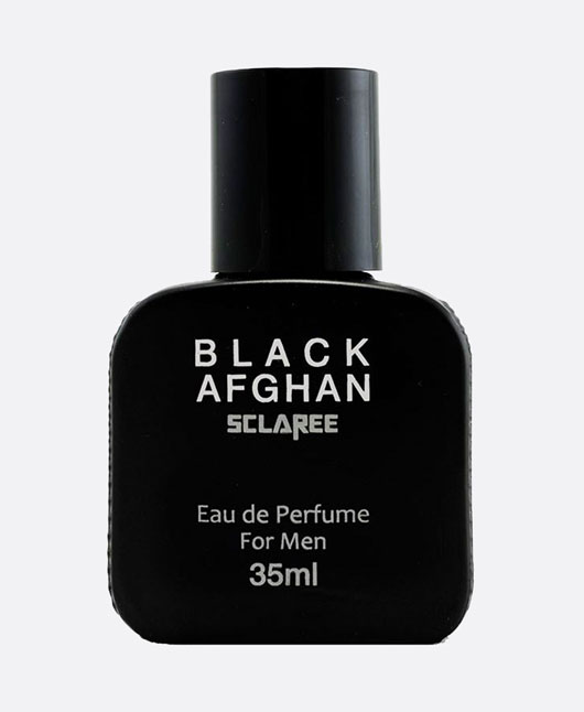 عطر جیبی اسکلاره مدل Black Afghan مردانه