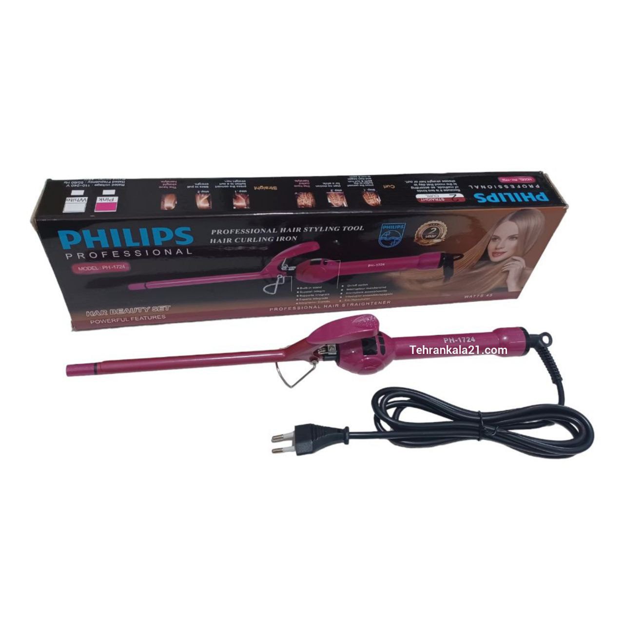 فر کننده بابلیس فر ریز مو فیلیپس مدل PH-1724 — تصویر ۷
