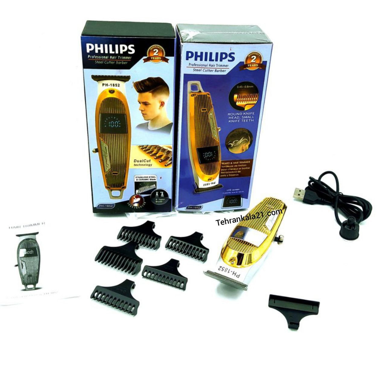ماشین اصلاح صفر زن سر و صورت فیلیپس مدل PH-1852