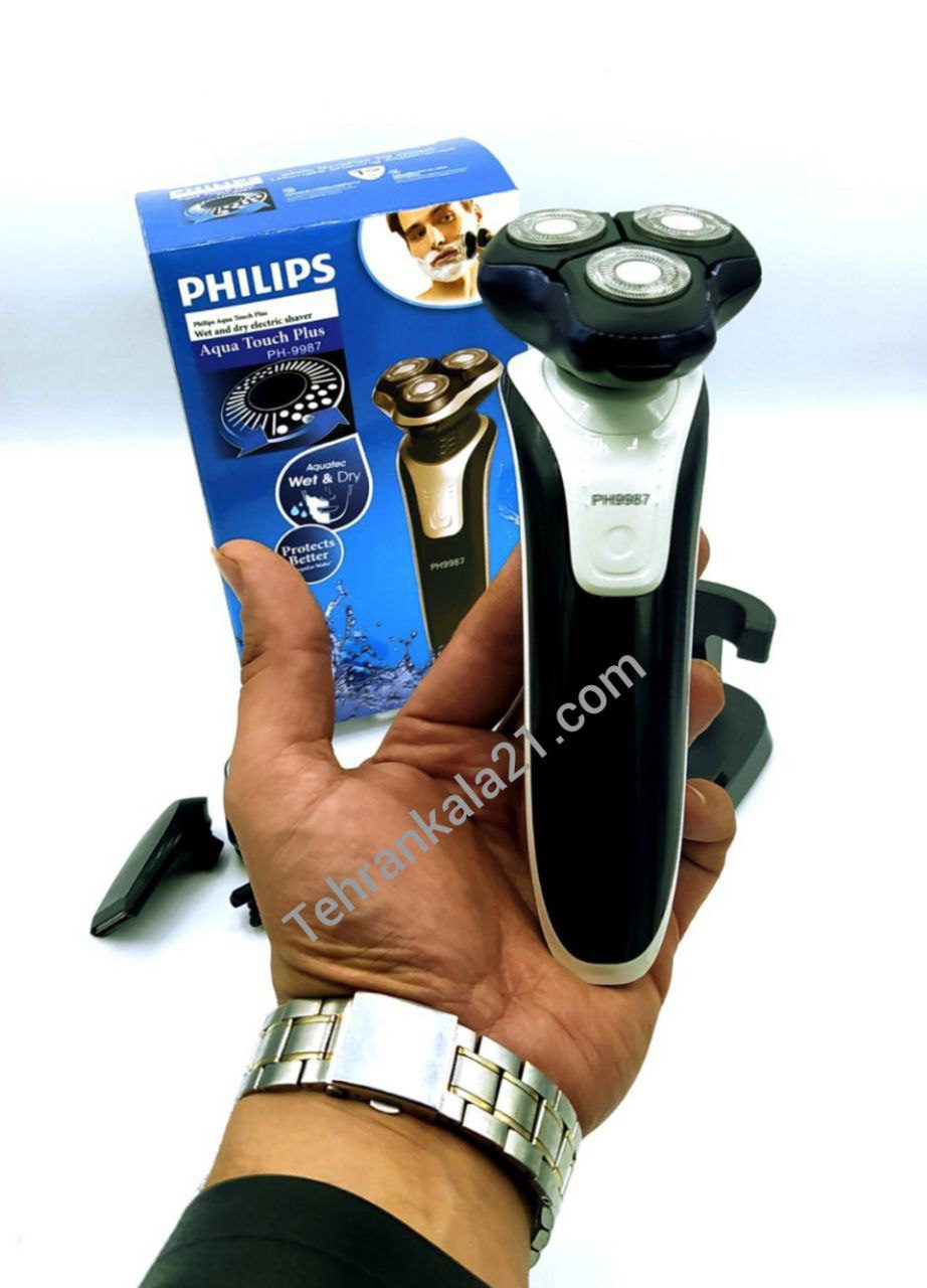 ریش تراش سه تیغ ضد آب فیلیپس مدل PH-9987 — تصویر ۳
