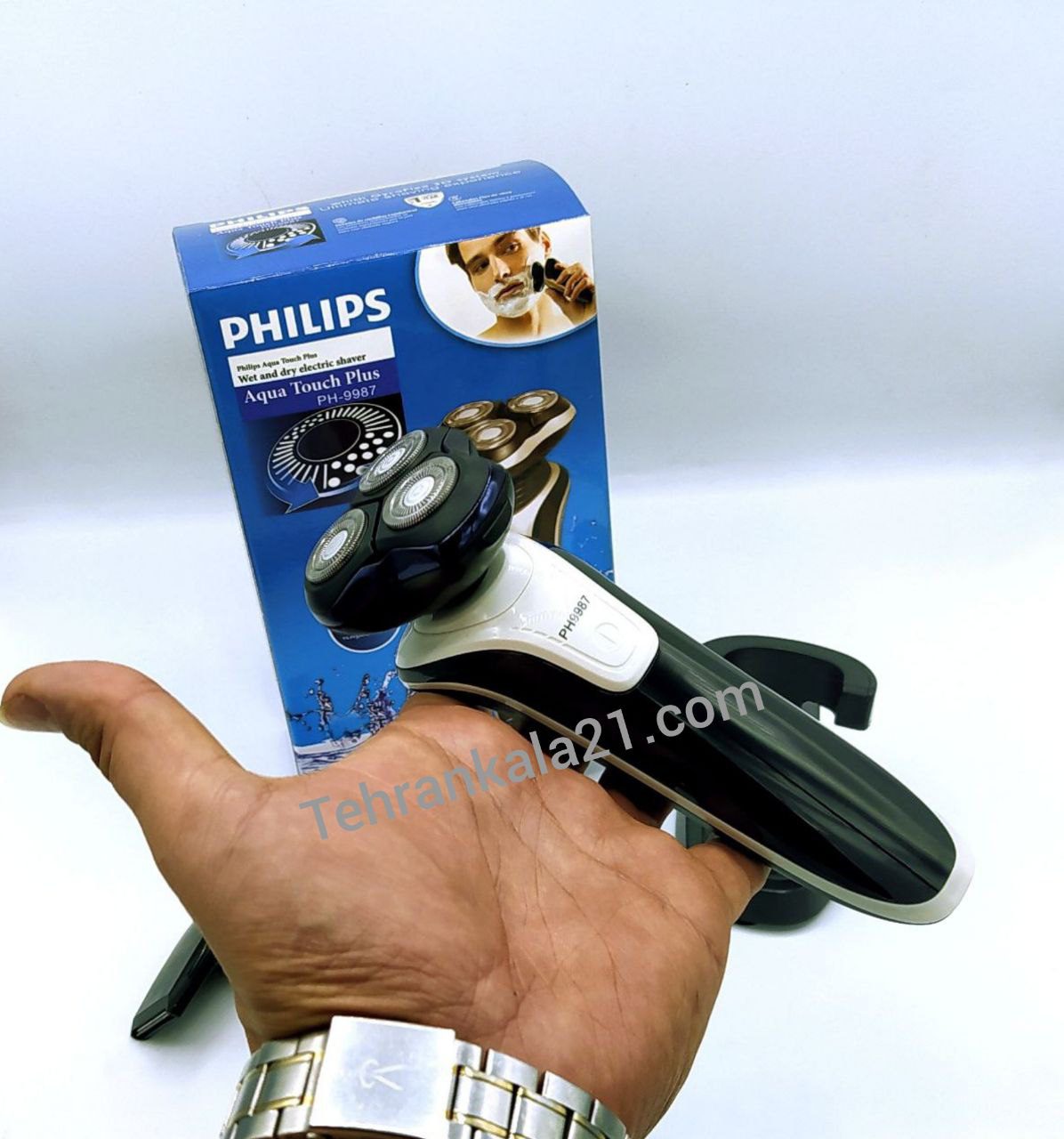 ریش تراش سه تیغ ضد آب فیلیپس مدل PH-9987 — تصویر ۴