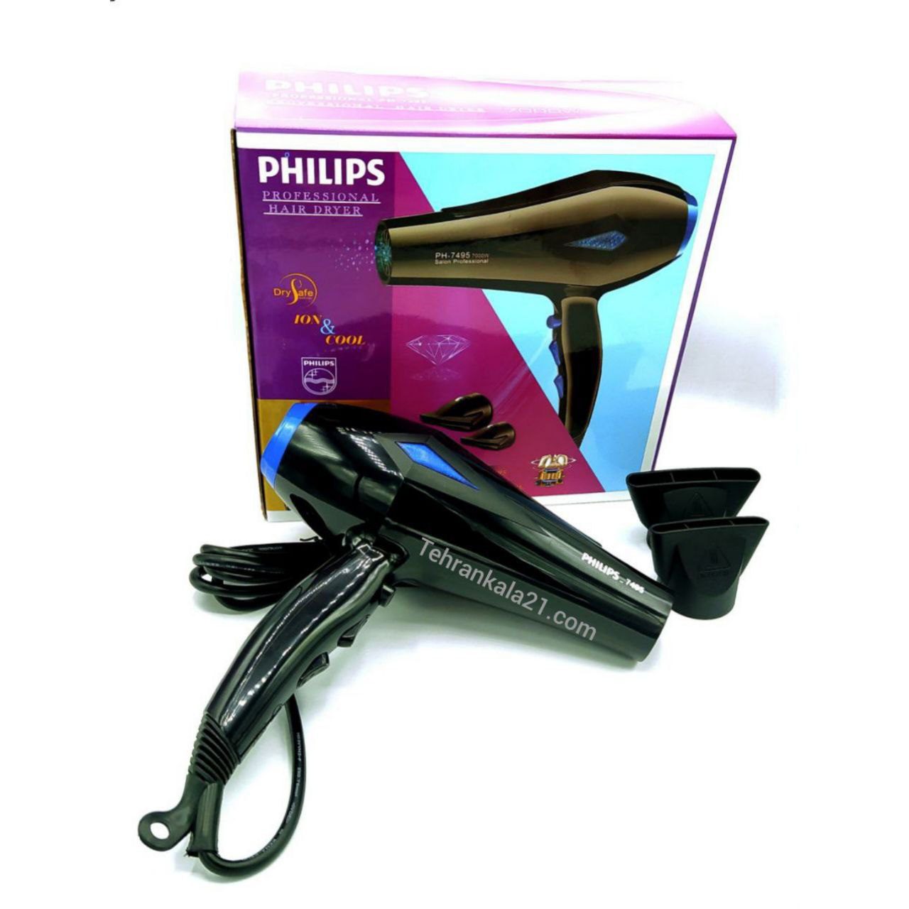 سشوار حرفه ای 7000 وات فیلیپس مدل PH-7495