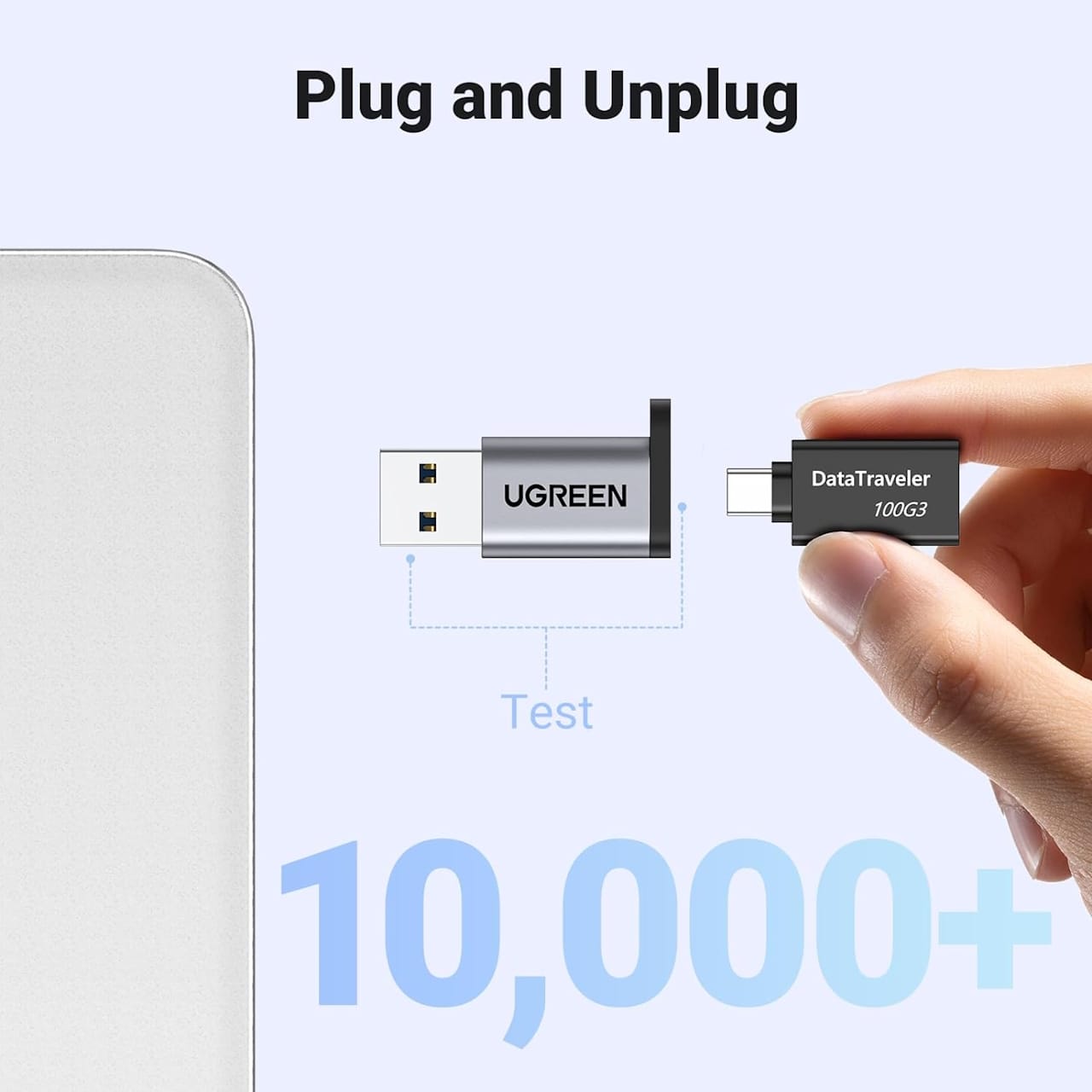 تبدیل USB-A به USB-C یوگرین مدل US276-50533 — تصویر ۳