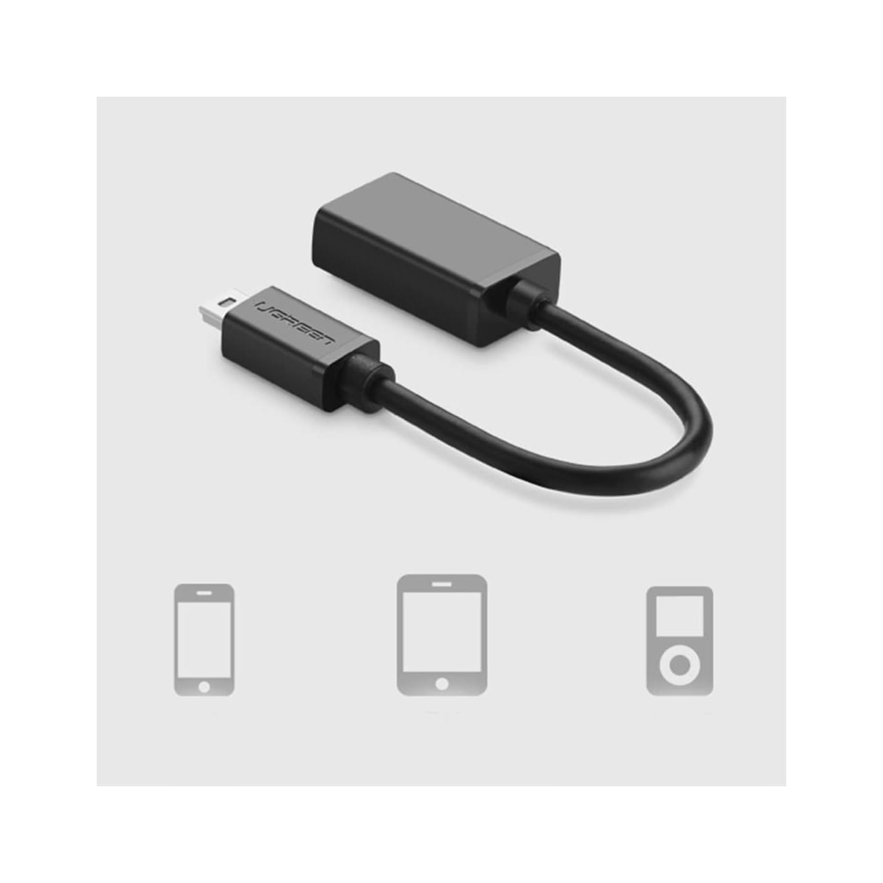 تبدیل Mini USB به USB 2.0 A یوگرین مدل 10383 — تصویر ۴