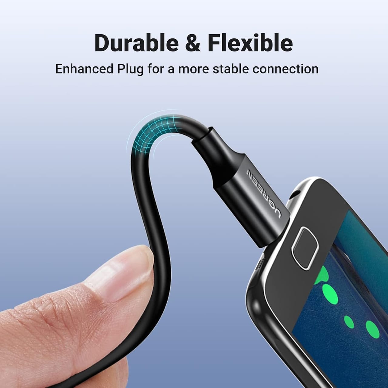 کابل‌ تبدیل USB 3.0 A به Micro USB 3.0 یوگرین مدل US130-10843 طول 2 متر — تصویر ۳