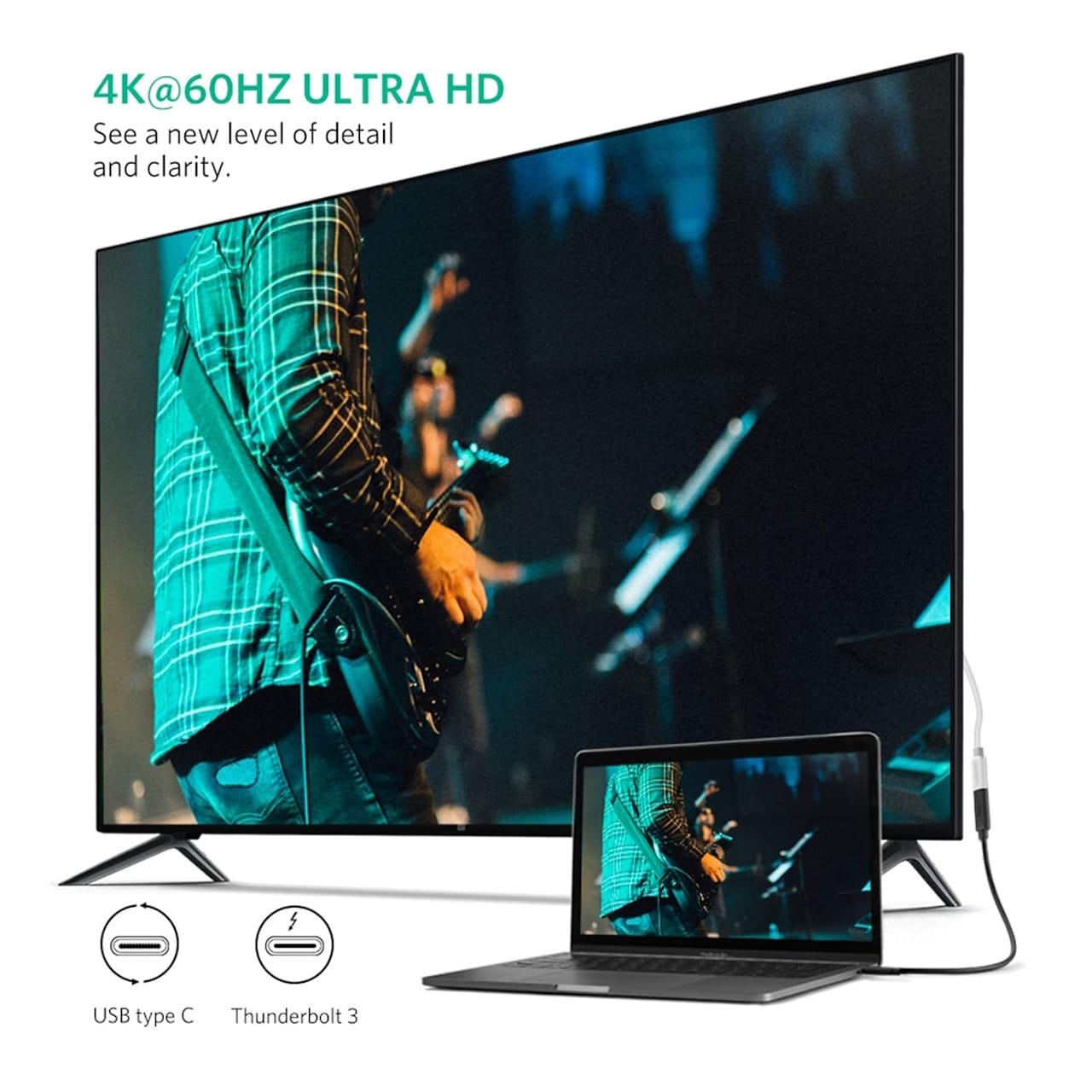 کابل افزایش طول USB-C یوگرین مدل ED008-40574 طول 0.5 متر — تصویر ۷