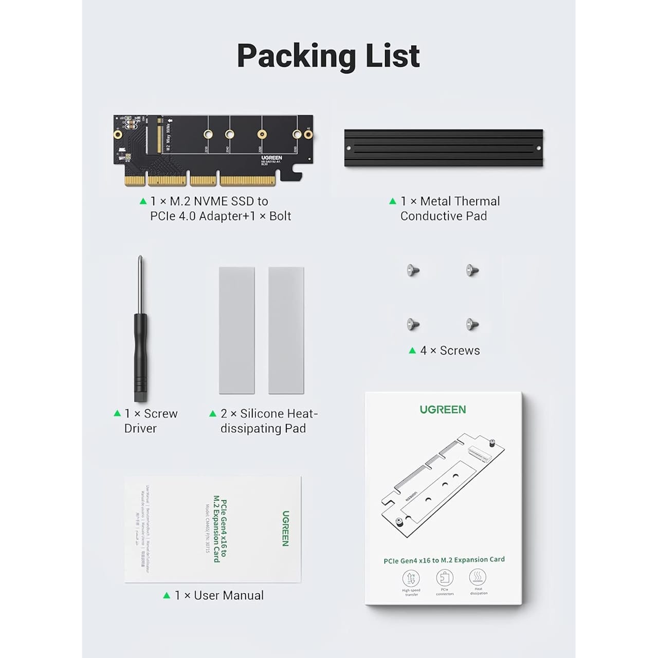 تبدیل M.2 به PCIe 4.0 یوگرین مدل CM465-30715 — تصویر ۳