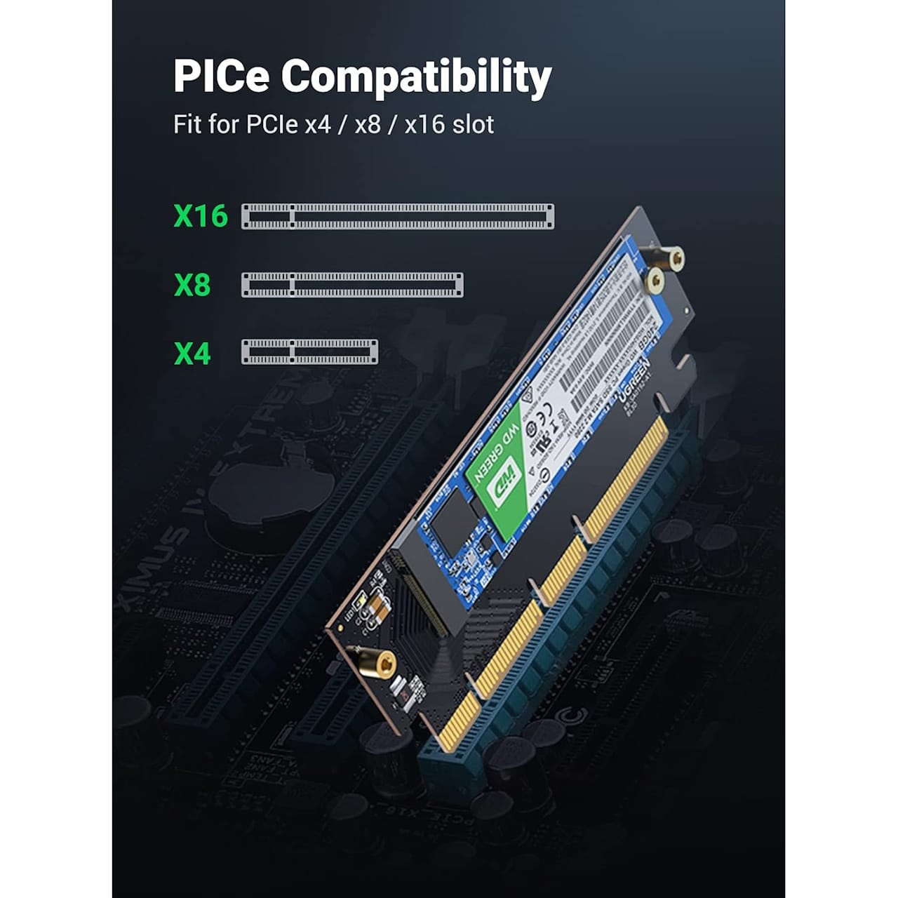 تبدیل M.2 به PCIe 4.0 یوگرین مدل CM465-30715 — تصویر ۸