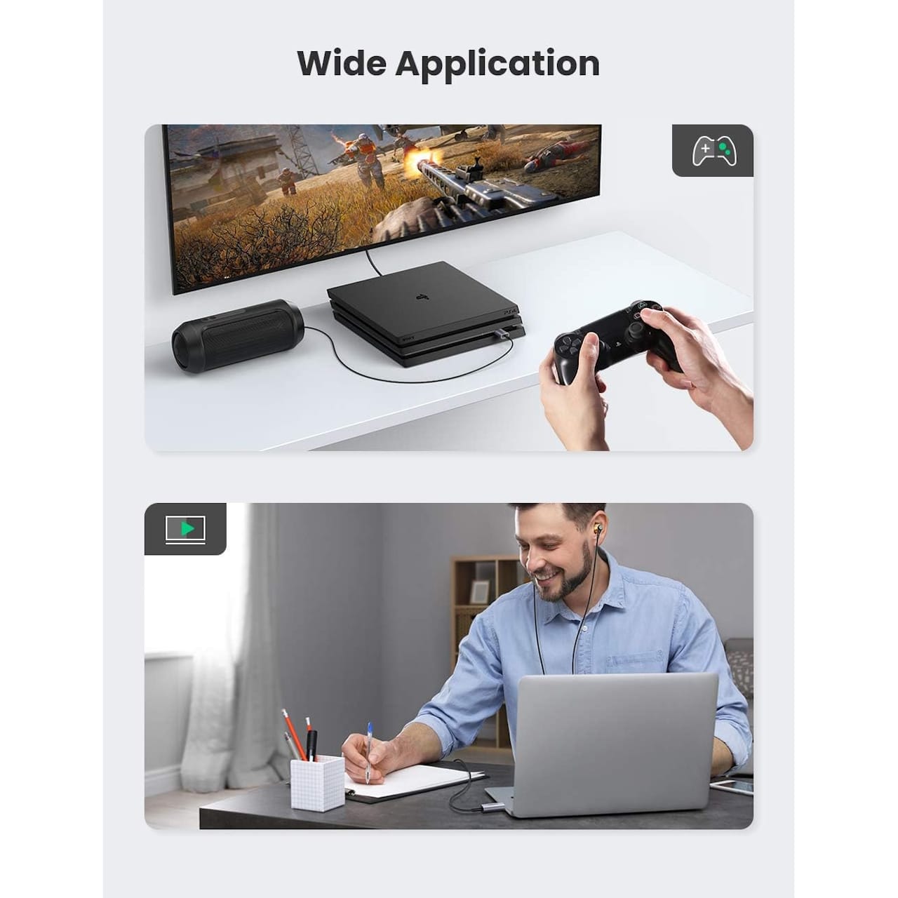 تبدیل USB به 3.5mm jack AUX یوگرین مدل CM383-80864 — تصویر ۸