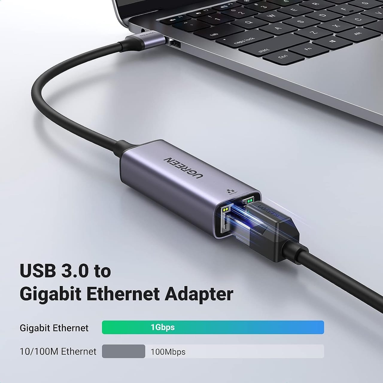 تبدیل USB 3.0 A به Gigabit Ethernet یوگرین مدل CM209-50922 — تصویر ۵