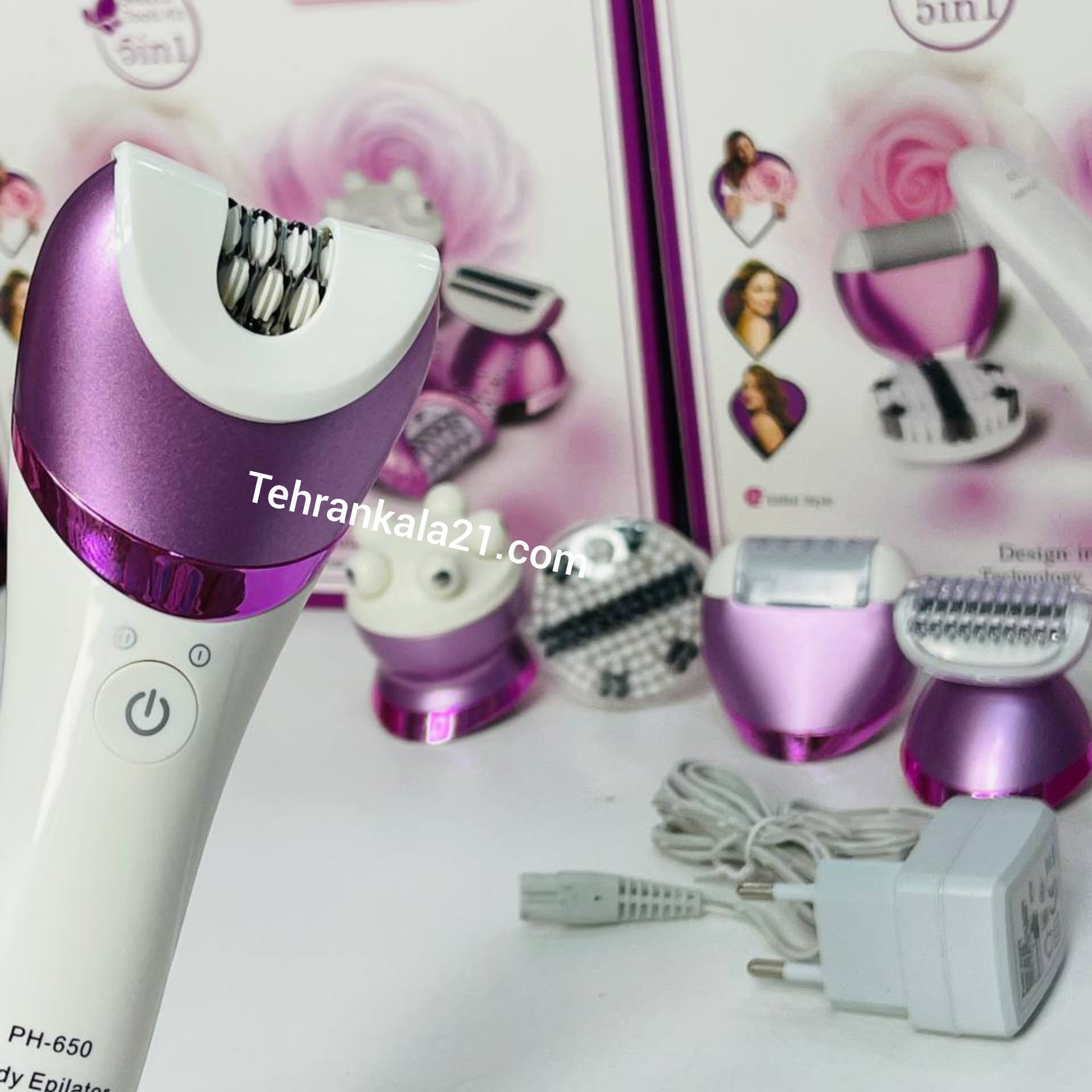 اپیلاتور 5 کاره مارک فیلیپس مدل PH-650 — تصویر ۵